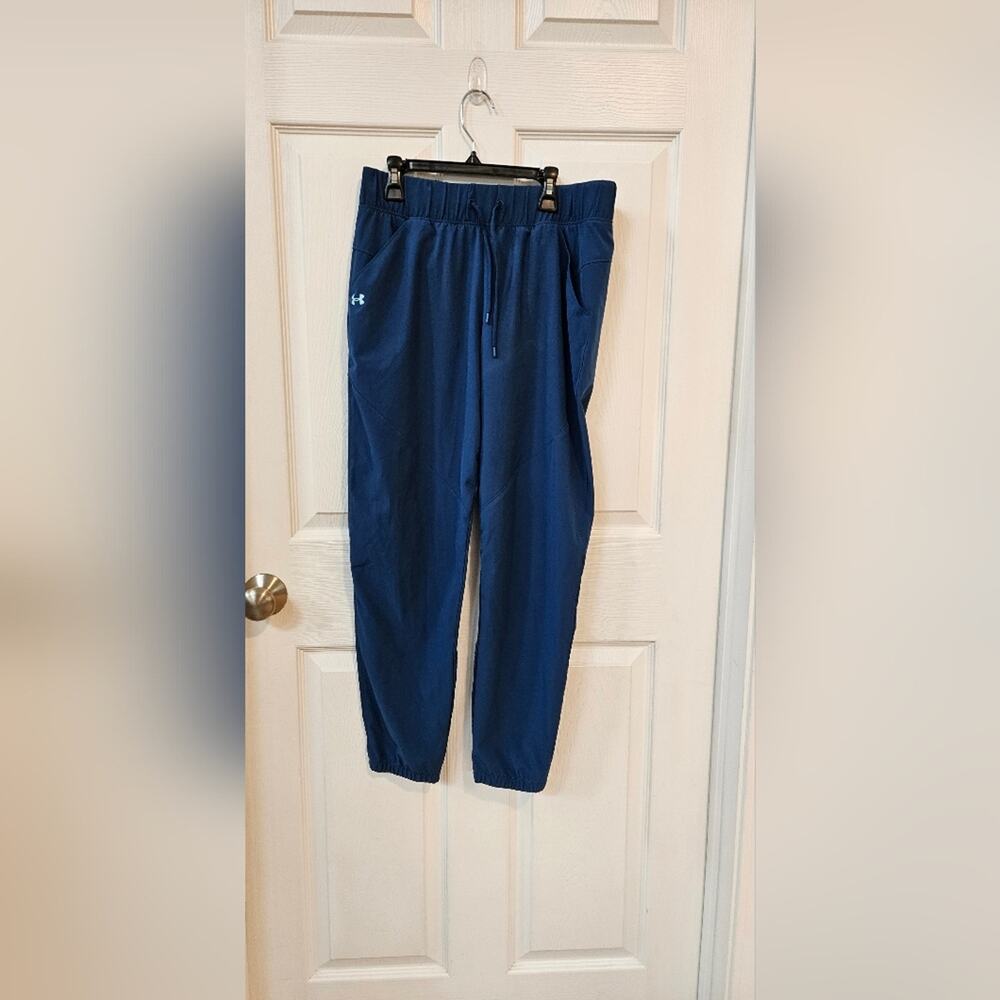 Under Armour Joggers Women Size Small Blue Loose Fit Athletic Pants
